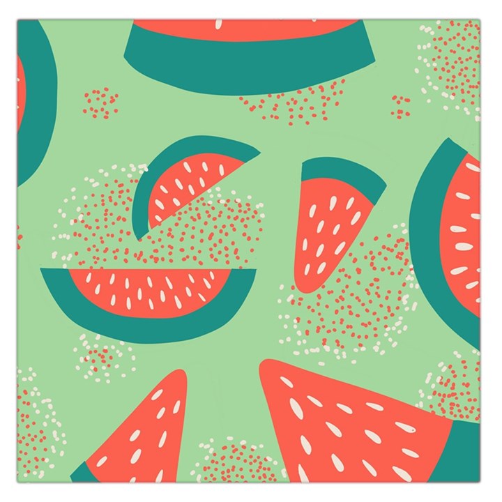 Watermelon Dots Summer Pattern Square Satin Scarf (36  x 36 )