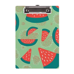 Watermelon Dots Summer Pattern A5 Acrylic Clipboard