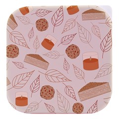 Leaves Cake Cookies Pattern Stacked Food Storage Container by Bedest