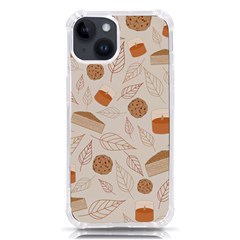 Leaves Cake Cookies Pattern Iphone 14 Tpu Uv Print Case by Bedest