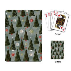 Christmas Trees Pattern Playing Cards Single Design (rectangle)