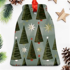 Christmas Trees Pattern Ornament (bell)