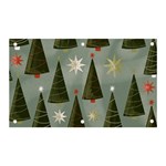 Christmas Trees Pattern Banner and Sign 5  x 3  Front