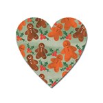 Christmas Cookies Cookie Advent Pattern Heart Magnet Front