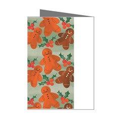 Christmas Cookies Cookie Advent Pattern Mini Greeting Cards (pkg Of 8) by Bedest