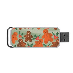 Christmas Cookies Cookie Advent Pattern Portable Usb Flash (two Sides) by Bedest