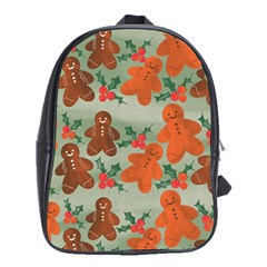 Christmas Cookies Cookie Advent Pattern School Bag (xl)