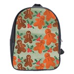 Christmas Cookies Cookie Advent Pattern School Bag (XL) Front