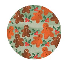 Christmas Cookies Cookie Advent Pattern Mini Round Pill Box by Bedest