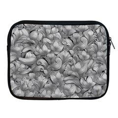 Silver Blossom Elegance Print (ai+human) Apple Ipad 2/3/4 Zipper Cases by dflcprintsclothing