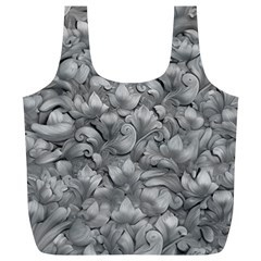 Silver Blossom Elegance Print (ai+human) Full Print Recycle Bag (xl) by dflcprintsclothing