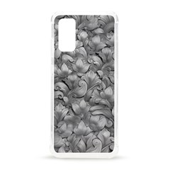 Silver Blossom Elegance Print (ai+human) Samsung Galaxy S20 6 2 Inch Tpu Uv Case by dflcprintsclothing