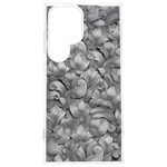 Silver Blossom Elegance Print (AI+Human) Samsung Galaxy S24 Plus 6.7 Inch TPU UV Case Front