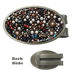 Pearls And Stones Money Clips (oval) 