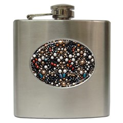 Pearls And Stones Hip Flask (6 Oz) by dedoma