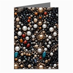 Pearls And Stones Greeting Card