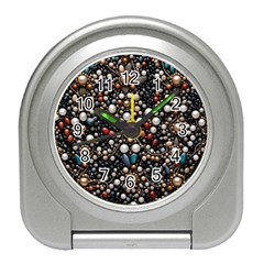 Pearls And Stones Travel Alarm Clock by dedoma