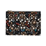 Pearls and stones Cosmetic Bag (Large) Front