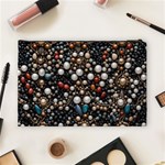 Pearls and stones Cosmetic Bag (Large) Back