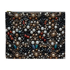 Pearls And Stones Cosmetic Bag (xl)