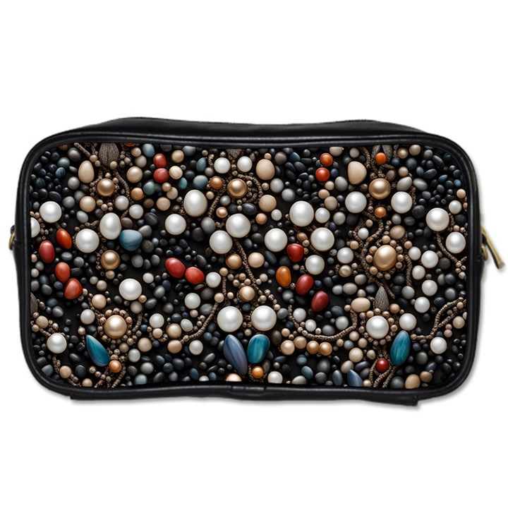 Pearls and stones Toiletries Bag (One Side)