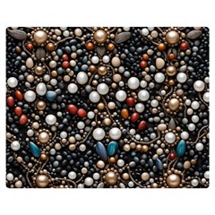 Pearls And Stones Two Sides Premium Plush Fleece Blanket (teen Size) by dedoma