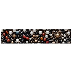 Pearls And Stones Small Premium Plush Fleece Scarf