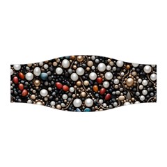 Pearls And Stones Stretchable Headband by dedoma