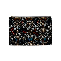 Pearls And Stones Cosmetic Bag (medium) by dedoma