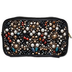 Pearls And Stones Toiletries Bag (one Side) by dedoma