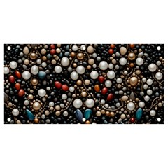 Pearls And Stones Banner And Sign 4  X 2  by dedoma