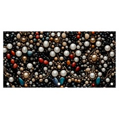 Pearls And Stones Banner And Sign 6  X 3  by dedoma