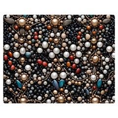 Pearls And Stones Premium Plush Fleece Blanket (medium) by dedoma