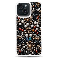 Pearls And Stones Iphone 15 Plus Tpu Uv Print Case by dedoma