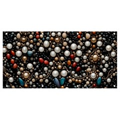 Pearls And Stones Banner And Sign 8  X 4  by dedoma