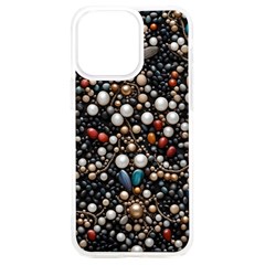 Pearls And Stones Iphone 15 Plus Tpu Uv Print Case by dedoma