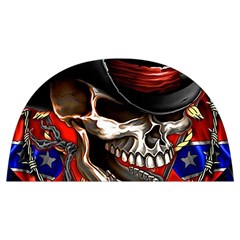 Confederate Flag Usa America United States Csa Civil War Rebel Dixie Military Poster Skull Anti Scalding Pot Cap