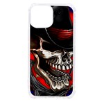 Confederate Flag Usa America United States Csa Civil War Rebel Dixie Military Poster Skull iPhone 13 mini TPU UV Print Case Front