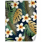 Seamless Pattern With Tropical Strelitzia Flowers Leaves Exotic Background Canvas 18  x 24  17.8 x23.08  Canvas - 1