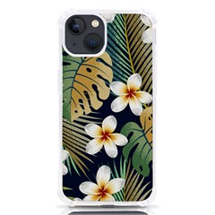 Seamless Pattern With Tropical Strelitzia Flowers Leaves Exotic Background Iphone 13 Tpu Uv Print Case by Ket1n9