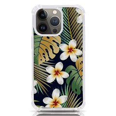 Seamless Pattern With Tropical Strelitzia Flowers Leaves Exotic Background Iphone 13 Pro Tpu Uv Print Case by Ket1n9