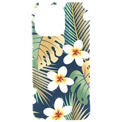 Seamless Pattern With Tropical Strelitzia Flowers Leaves Exotic Background Iphone 15 Pro Max Black Uv Print Pc Hardshell Case