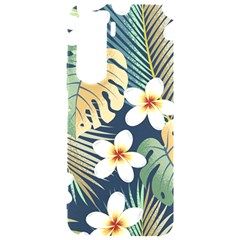 Seamless Pattern With Tropical Strelitzia Flowers Leaves Exotic Background Samsung Galaxy S24 Plus 6 7 Inch Black Tpu Uv Case by Ket1n9