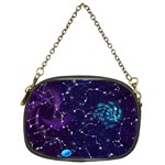 Realistic Night Sky Poster With Constellations Chain Purse (Two Sides) Front