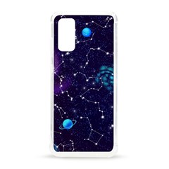 Realistic Night Sky Poster With Constellations Samsung Galaxy S20 6 2 Inch Tpu Uv Case by Ket1n9