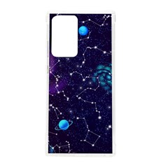 Realistic Night Sky Poster With Constellations Samsung Galaxy Note 20 Ultra Tpu Uv Case