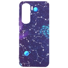 Realistic Night Sky Poster With Constellations Samsung Galaxy S24 Plus 6 7 Inch Black Tpu Uv Case by Ket1n9