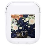 Japanese Wave Koi Illustration Pattern Hard PC AirPods 1/2 Case Front