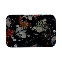 Japanese Wave Koi Illustration Pattern Open Lid Metal Box (silver)   by Ndabl3x