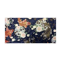 Japanese Wave Koi Illustration Pattern Yoga Headband